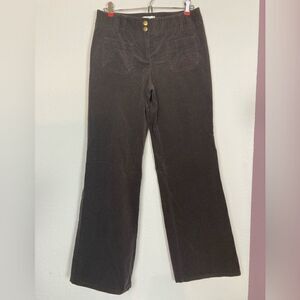 Loft wide leg retro corduroy jeans w/cool front pockets & snap fly❤️🌹